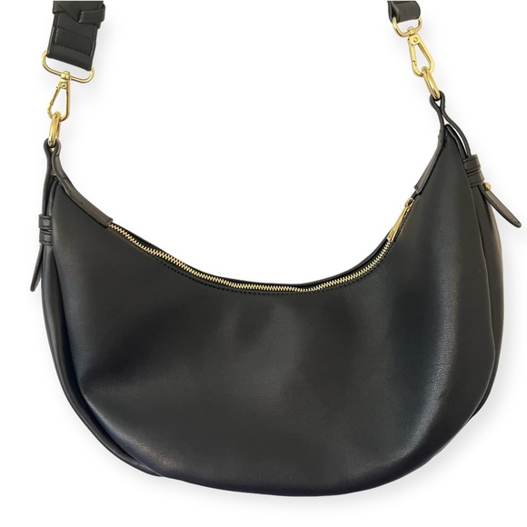 JULES KAE Zola Bag Vegan Shoulder Bag Adjustable Strap Black - Picture 3 of 15